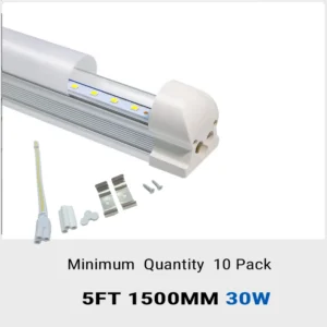 Aiwooping MOQ 10 Pack, 1.5M 30W AC85-265V,T8 Integrated LED Tube for home office warehouse etc
