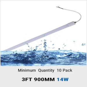 Aiwooping MOQ 10 Pack, 3FT 0.9M 14W AC85-265V,IP65 T8 LED waterproof tube, easy to install, suitable for use in humid environments such as water tanks, refrigerators and freezers