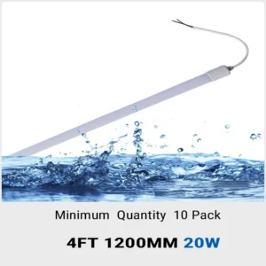 Aiwooping MOQ 10 Pack, 4FT 1.2M 20W AC85-265V,IP65 T8 LED waterproof tube, easy to install, suitable for use in humid environments such as water tanks, refrigerators and freezers
