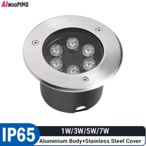MOQ 4 Pack,Waterproof Led Light Garden Underground Lamp 3W 5W 7W 9W IP65 Outdoor Buried Path Spot Recessed Ground Lighting 85-265V