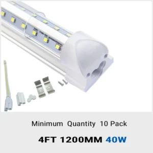 Aiwooping MOQ 10 Pack,1.2M 40W AC85-265V,T8 Integrated V Shape LED Tube for home office warehouse etc.