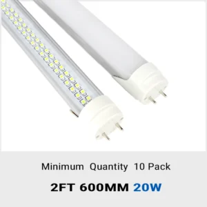 Aiwooping MOQ 10Pack,double chip t8 led tube 2ft 0.6m 20w perfect replacement for fluorescent more brighter and longer livespan