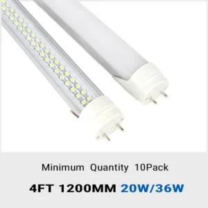 Aiwooping MOQ 10Pack,1.2M 20W 36W t8 series led tube double row chip perfect replacement fluorsecent tube more brightiness
